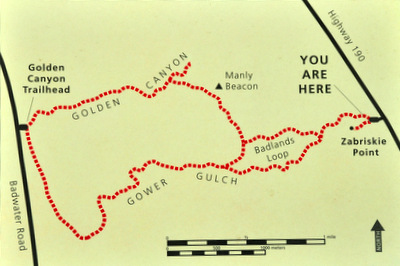 Zabriskie Loop Map