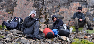 Judit, Dor and Yonattan after the Virginia pass