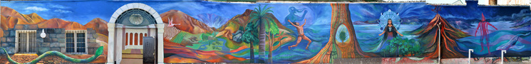 Wall painting: Chile North to South