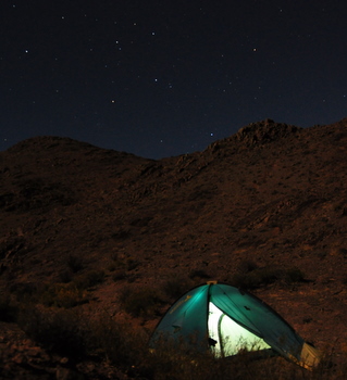 Camping under the austral sky