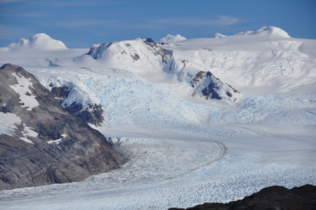 Glaciar Grey desde el paso John Gardner